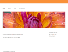 Tablet Screenshot of drlynnvanmetre.com